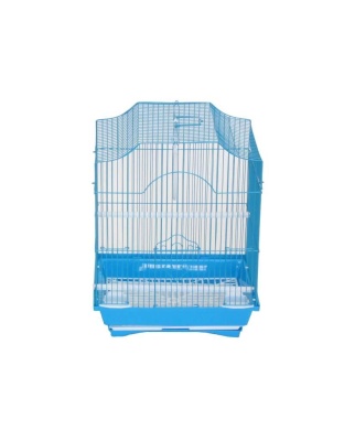Blue - YML Cornerless Flat Top Cage - Medium - 13.3" x 10.8" x 16.5"