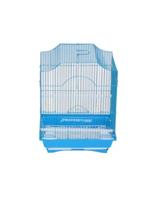 Blue - YML Cornerless Flat Top Cage - Small - 11" x 9" x 14"