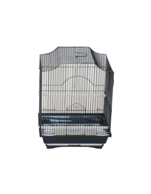 black - YML Cornerless Flat Top Cage - Small - 11" x 9" x 14"
