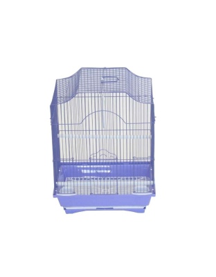 purple - YML Cornerless Flat Top Cage - Medium - 13.3" x 10.8" x 16.5"