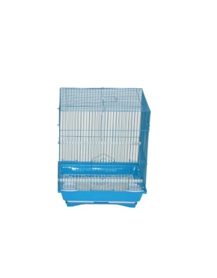 Blue - YML Flat Top Parakeet Cage - 11" x 9" x 14"
