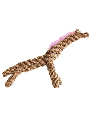 Pink with natural fiber - ABACA-DABRA Giraffe