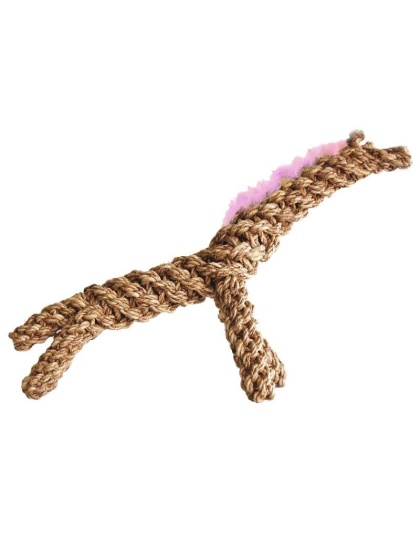 Pink with natural fiber - ABACA-DABRA Giraffe