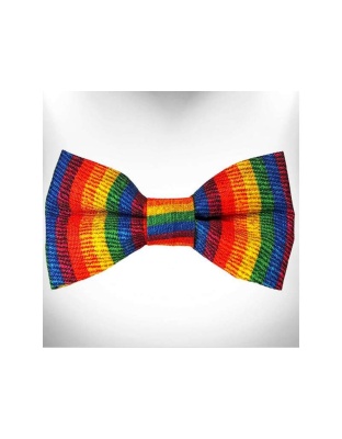 Rainbow Pride Doggie  - Bow Tie - Large 5"x 2.5"