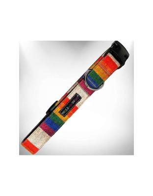 Rainbow Pride  - Dog Collars - XS 5/8" width fits 8-12" neck