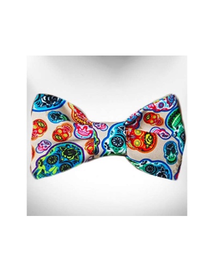 Day of the Dead  - Doggie Bow Tie Design - Small 4"x 2"