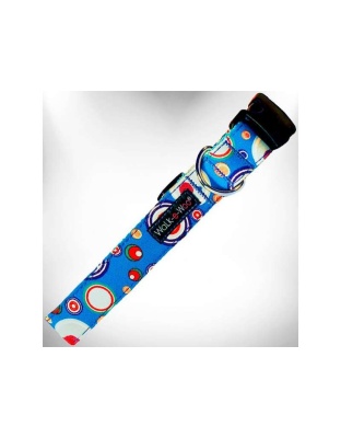 Blue - Martini Dog Collars - XS 5/8" width fits 8-12" neck