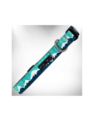 Wintergreen Snowcap Mtn - nowcap Mountain Dog Collars - XS 5/8" width fits 8-12" neck