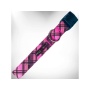 Hot Pink - Plaid Dog Collars - XS 5/8" width fits 8-12" neck
