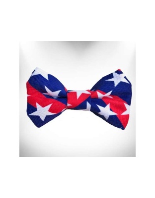 Stars & Stripes Dog Bow Tie