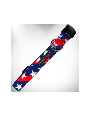 Stars & Stripes Dog Collars - XS 5/8" width fits 8-12" neck
