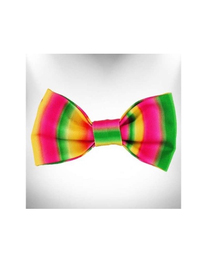 Pink/Green - Tie Dye Dog Bow Tie