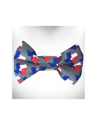 Texas Grey - Colorado and Texas Dog Bow Tie
