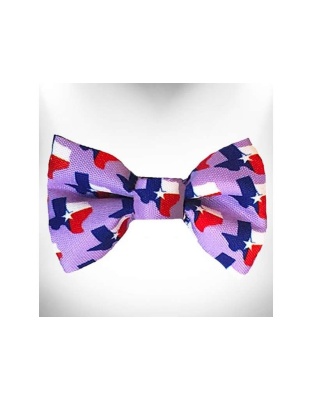 Texas Lavender - Colorado and Texas Dog Bow Tie