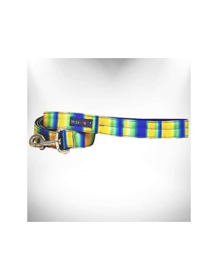 Blue/Green - Tie Dye Dog Leads  - THIN Lead 5/8" width- 5' length