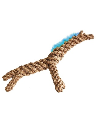 Blue with natural fiber - ABACA-DABRA Giraffe