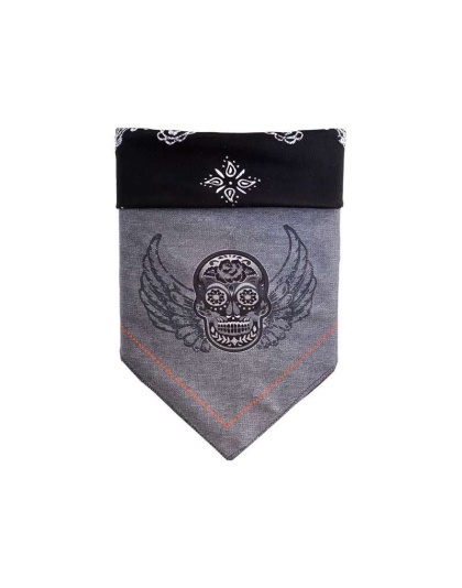 Grey Skull - Sport Bandana  - Small