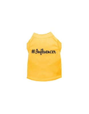 YELLOW - #Influencer Shirt - Small