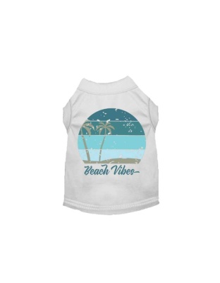 WHITE - Beach Vibes Tee - 2X Large