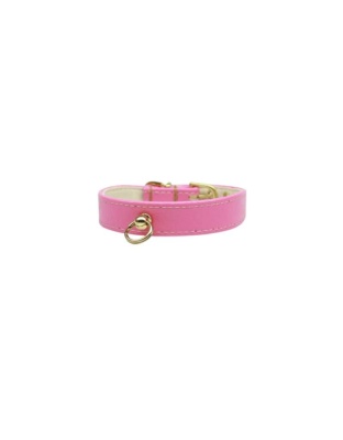 PINK - Bee Mine Dog Collar - 10"