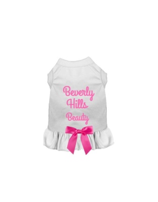 WHITE - Beverly Hills Beauty Dog Dress - 2X Large
