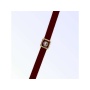 Burgundy Buckle Necklace - Large