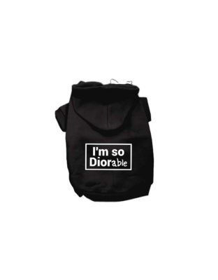 BLACK - DIOR-able Hoodie - X Small