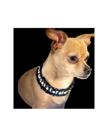 Luxurious Tweed Collar - Large