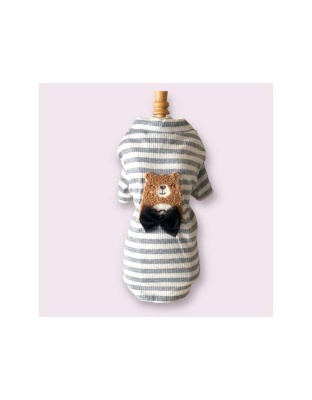 GREY - My Bear-y Cute Turtleneck Dog Sweater - X Small