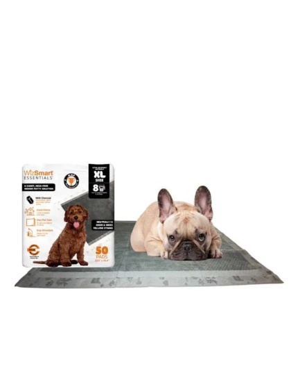 White - WizSmart Essentials Pads Charcoal  - XL