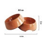 Eco Friendly Bamboo Bowl - 32 oz