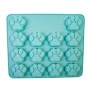 Set of Dog Bone and Paw Print 3 in 1 Silicone Baking Treat Trays