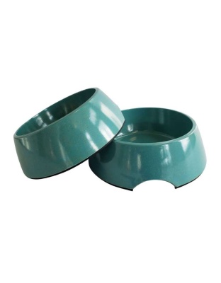 Teal Blue - Eco-friendly Biodegradable Bamboo Dog Bowl  - X-Large (64 oz)