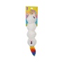 Magical Rainbow Unicorn Squeaking Plush Dog Toy