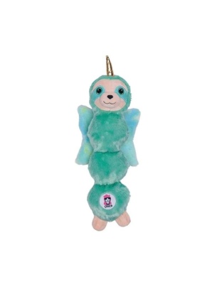Mint Sloth Skinny Squeaking Plush Dog Toy