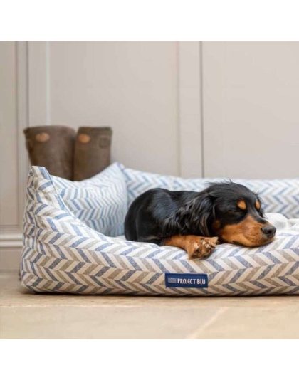 Waikiki Eco-Fabric Bolster Dog Bed - Small