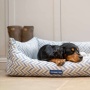 Waikiki Eco-Fabric Bolster Dog Bed - Small