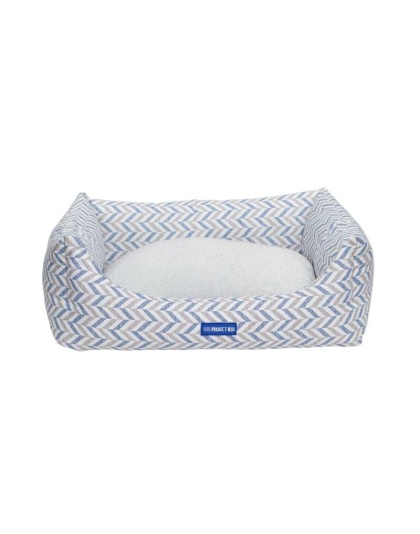 Waikiki Eco-Fabric Bolster Dog Bed - Large