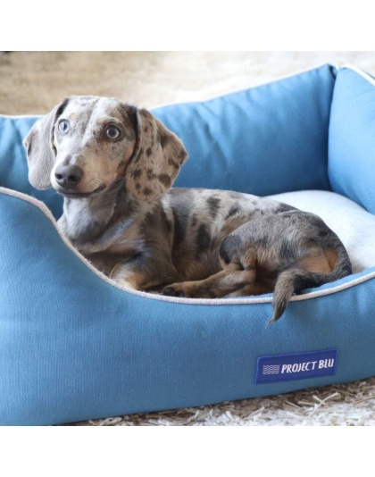 Marlin Eco-Fabric Bolster Dog Bed - Medium