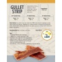 All-Natural Beef Gullet Flats/Strips Dog Treats 6"