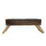 Brown - Eco-Friendly Elevated Dog Wood Feeder  - Small