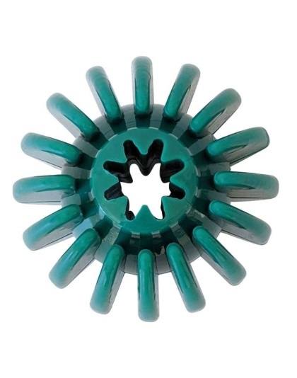Interactive Ribbed Dog Treat Ball
