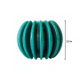 Interactive Ribbed Dog Treat Ball
