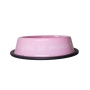 Pink - I LOVE YOU SO MUCH Stainless Steel Dog Bowl  - 24oz