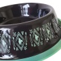 Black - Stainless Steel Unicorn Boho Design Dog Bowl - 24oz