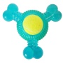 Boomerang, 3-Bone Squeaker, Orange Squeaker - Tennis Ball Dog Toy Variety Pack