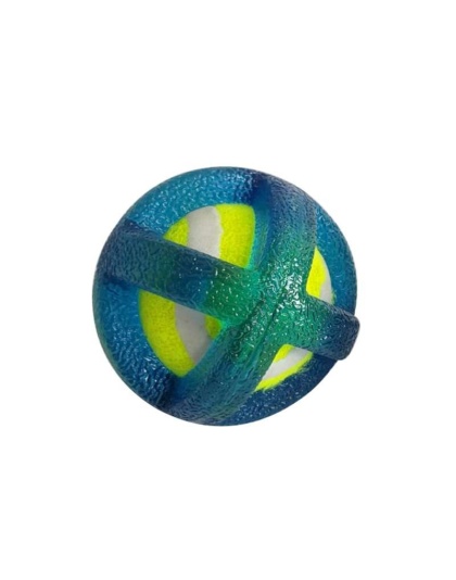 Red - TPR Coated Dog Agility Tennis Ball - Large (3.5")