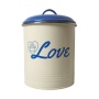 French Blue Pet Food & Treat Storage Canisters