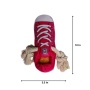 Pink and Blue - Squeaking Comfort Plush Sneaker Dog Toy Set