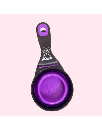 "Hangry" Purple Dog Food Scooper